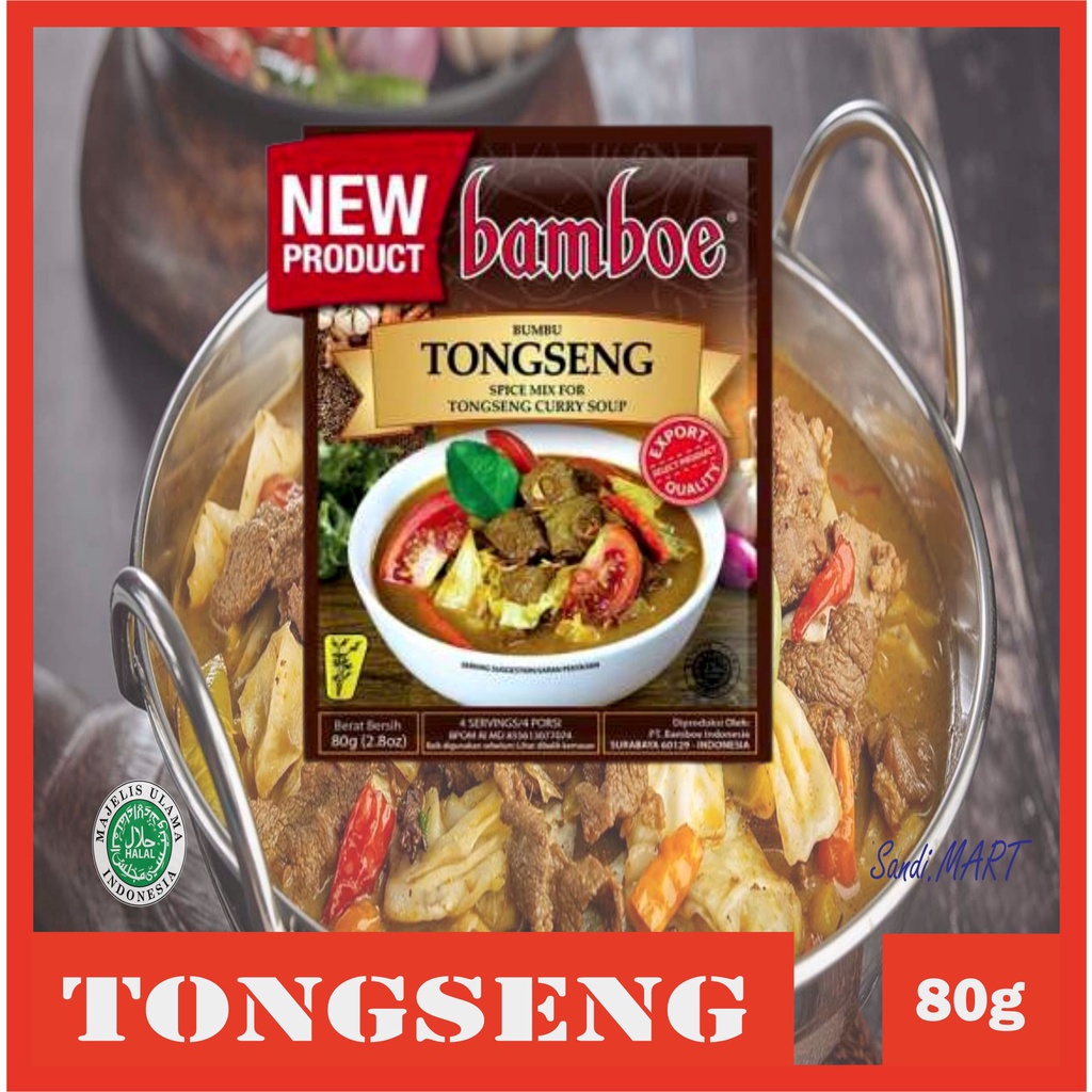 

Bumbu Bamboe Tongseng/ Tongseng Instan/ Tongseng Daging Bumbu Instant Bumbu Tongseng 80gr