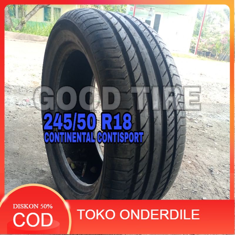 CONTINENTAL BAN MOBIL 245-50-18 R18 COPOTAN SEKEN SECOND BEKAS BMW