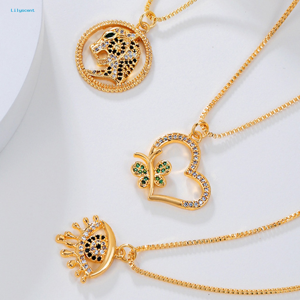 Lilyscent Tahan Luntur Pesona Kalung Wanita Aksesoris Women Chain Necklace Liontin Halus