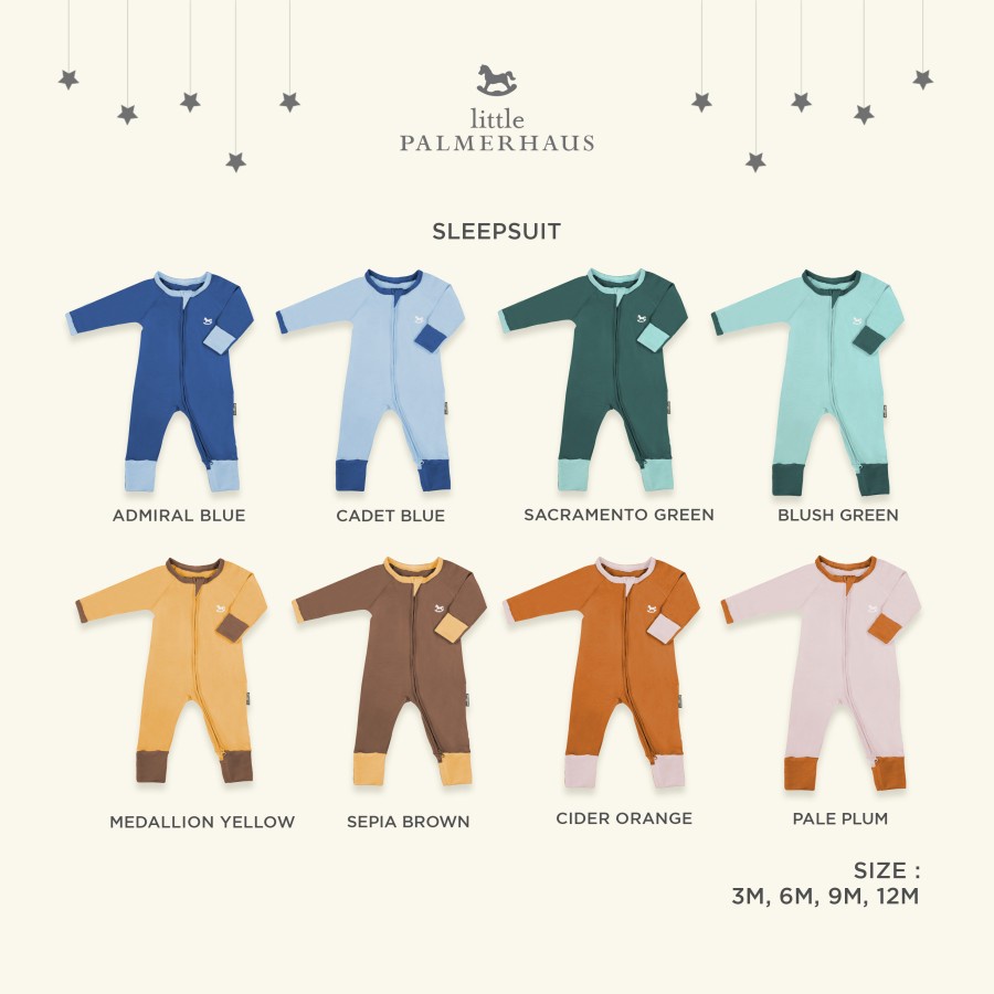 Little Palmerhaus - Baby Sleepsuit Colorplay / Jumper Baju Tidur Bayi