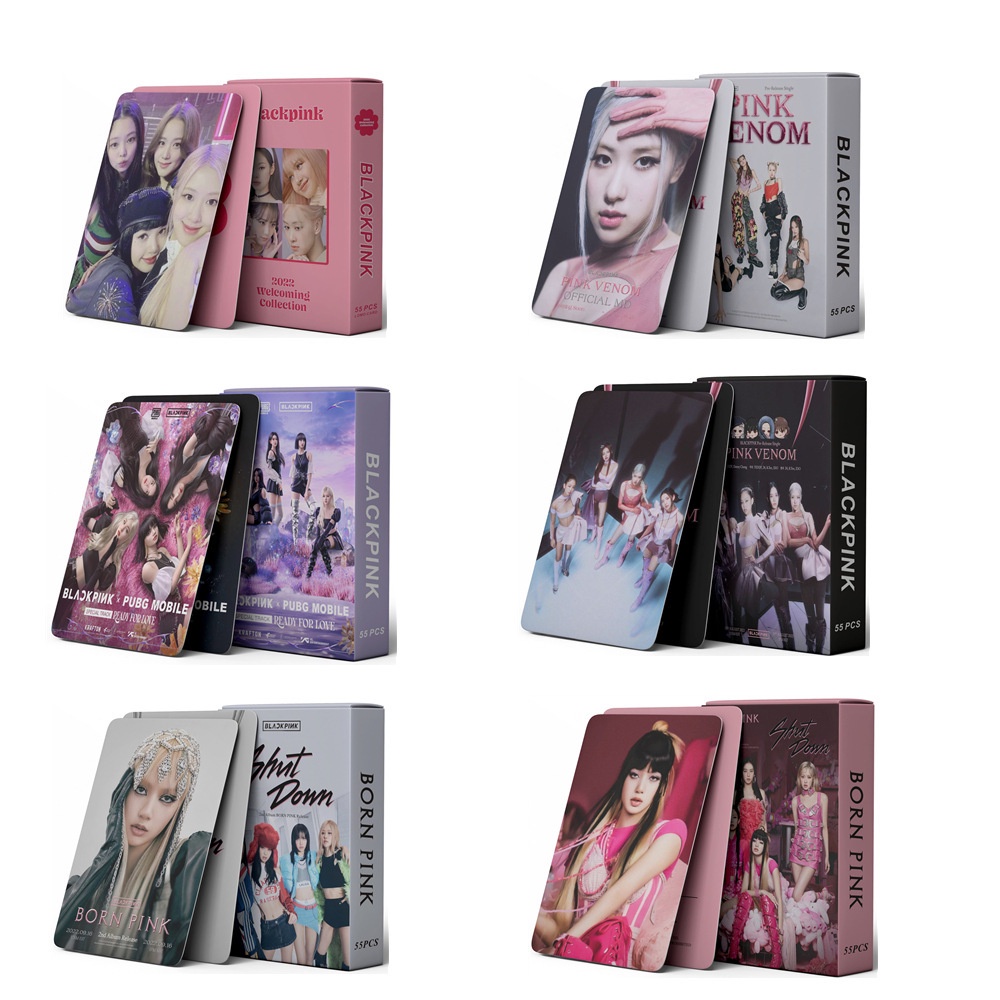 55pcs/box BP photocards Ready For Love Welcoming Colleelion  photo card lomo card photocard READY STOCK