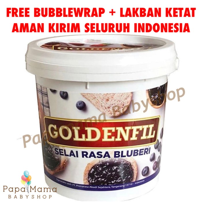 

Terlaris ✨ -GOLDENFIL SELAI BLUEBERRY GOLDENFIL JAM 1KG 50% BUAH ASLI PREMIUM - Classic Dark2.2.23