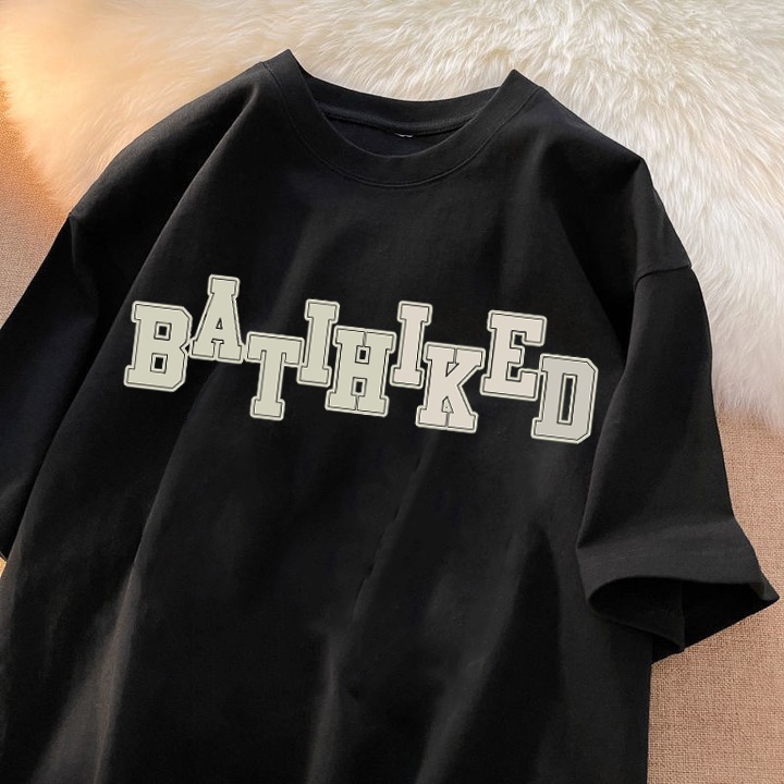 RDGF official shop 2023 versi Korea baru pola huruf kaos murah kaos t shirt oversize kaos kekinian atasan kaos kaos hitam oversize PRIA &amp; WANITA (UNISEX)