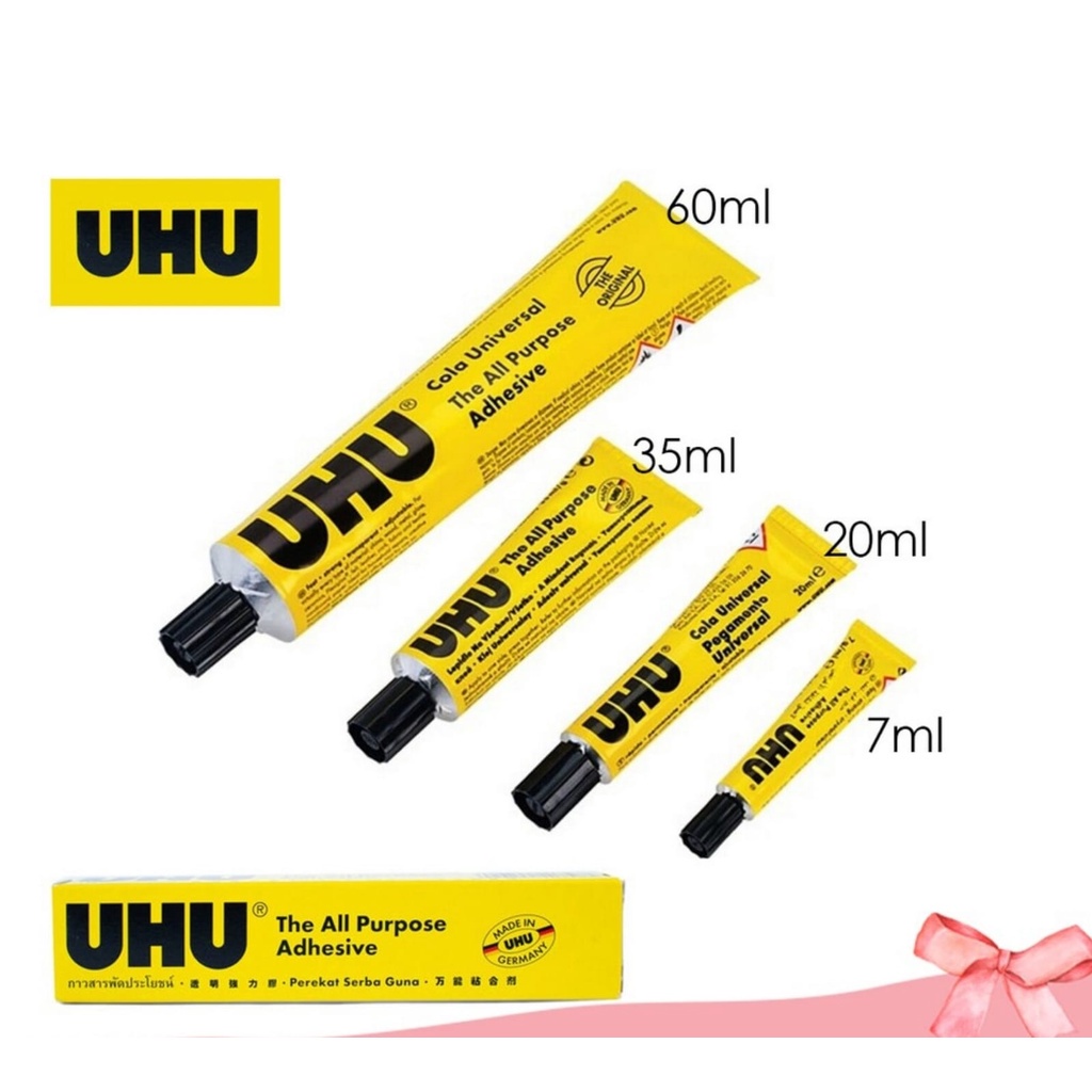 

AS2 Lem Uhu Cair / UHU Glue 7ml, 20ml, 35ml