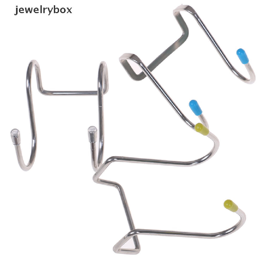 [jewelrybox] Kait Penyimpanan Bentuk S Ganda Bahan Stainless Steel Untuk Kamar Mandi Dapur Dinding Organizer Butik