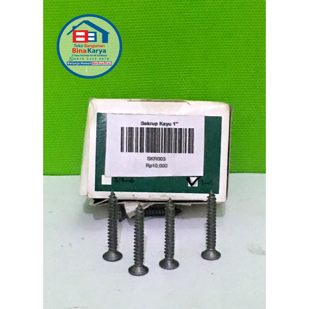Skrup Kayu 1 inch