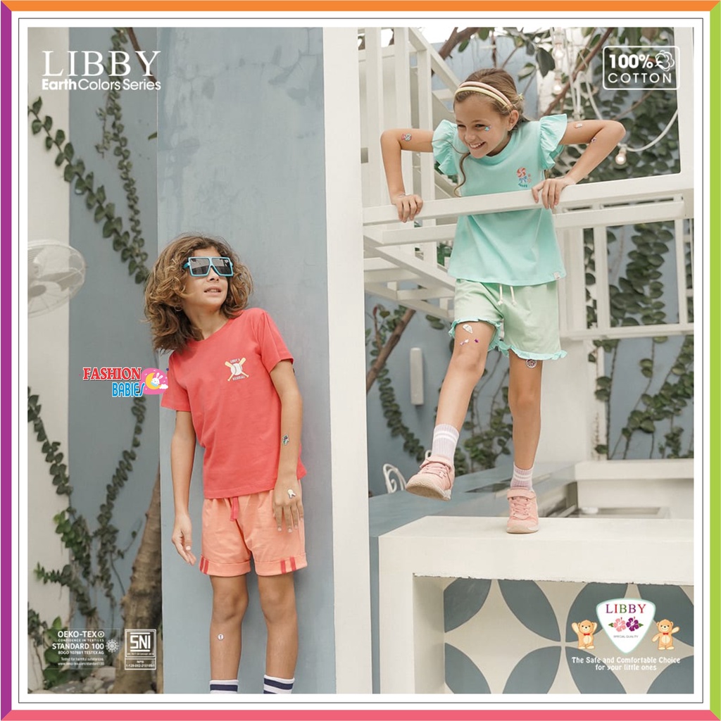 LIBBY NIJI SET BOY &amp; GIRL SERIES | LIBBY EARTH COLOUR 0-8 TAHUN