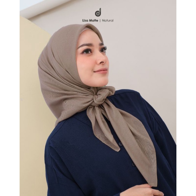 Kerudung Deenay Polos Natural ( Bahan Voal )