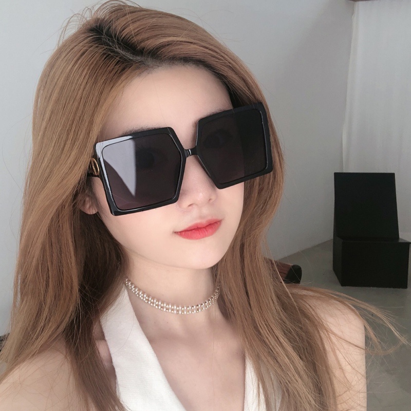 Kacamata Hitam Eropa Dan Amerika Cross-border Trend Square Sunglasses