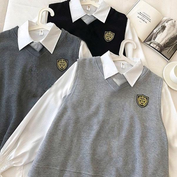 Sofa set - Vest rompi wanita - rompi wanita - Set korean style