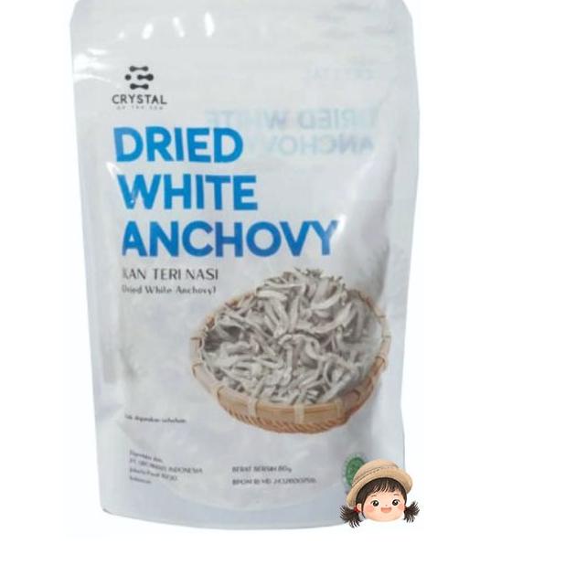 

✥ Crystal of The Sea Dried White Anchovy 80g - Ikan Teri Nasi Kering ♛