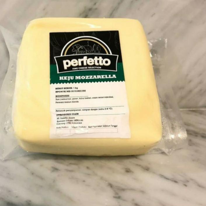 

▲ Keju Mozarella Perfetto 1KG / Mozzarella Cheese perfetto 1kg ✿