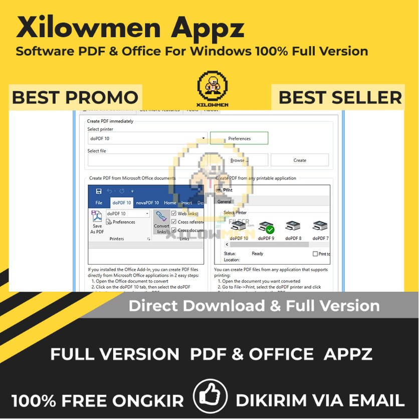 [Full Version]  doPDF Pro PDF Office Lifetime Win OS