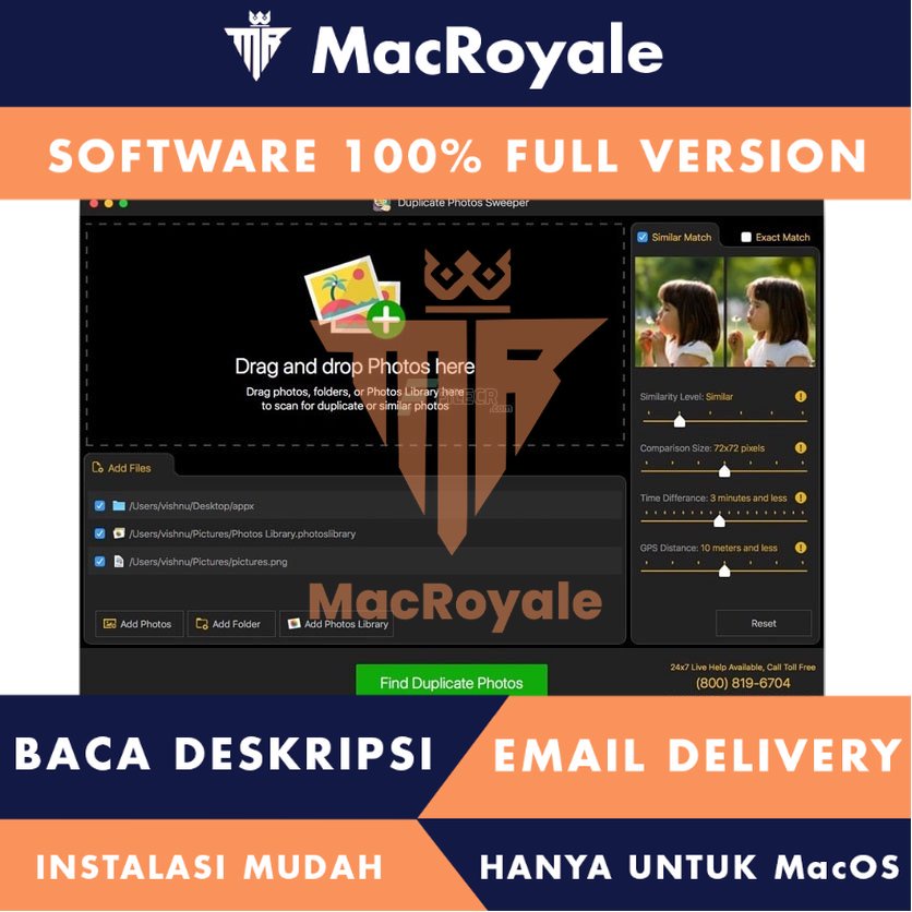 [MacOS] Duplicate Photos Sweeper Full Version Lifetime Full Garansi