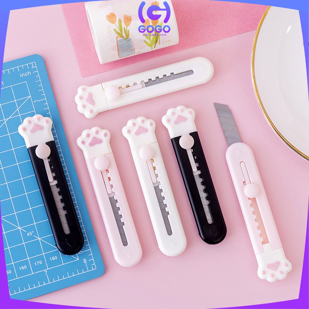 GOGO-C786 Cutter Mini Portable Pisau Pemotong Kertas Model Animal / Kater Mini Cutter Unboxing Paket / Silet Kecil Travelling