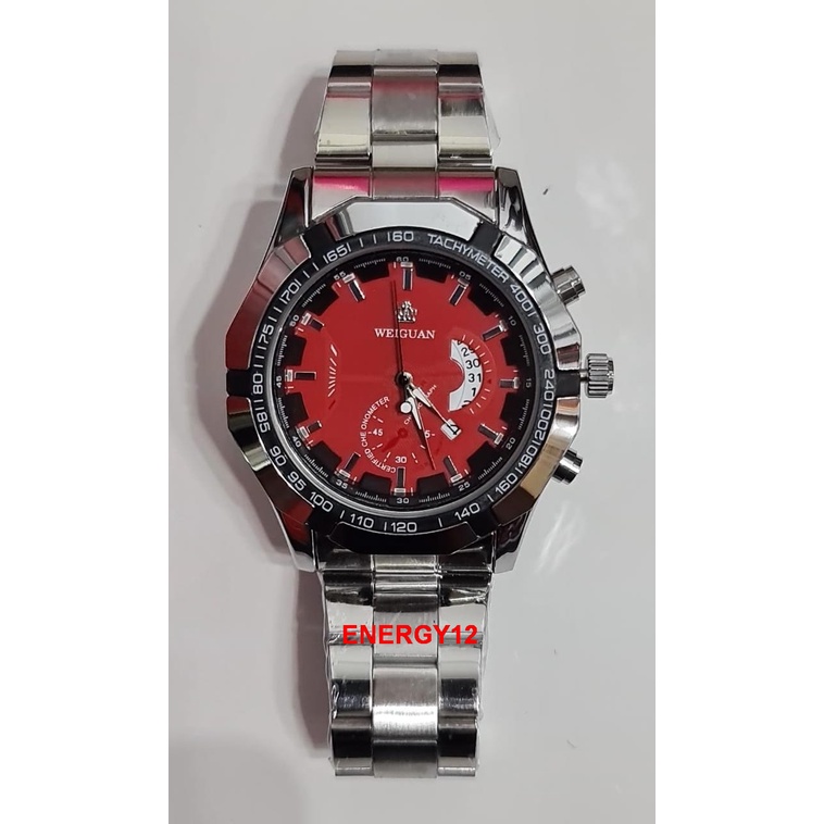 Jam tangan COMUDIR &amp; WEIGUAN stainless steel pria Original 100% - Import -