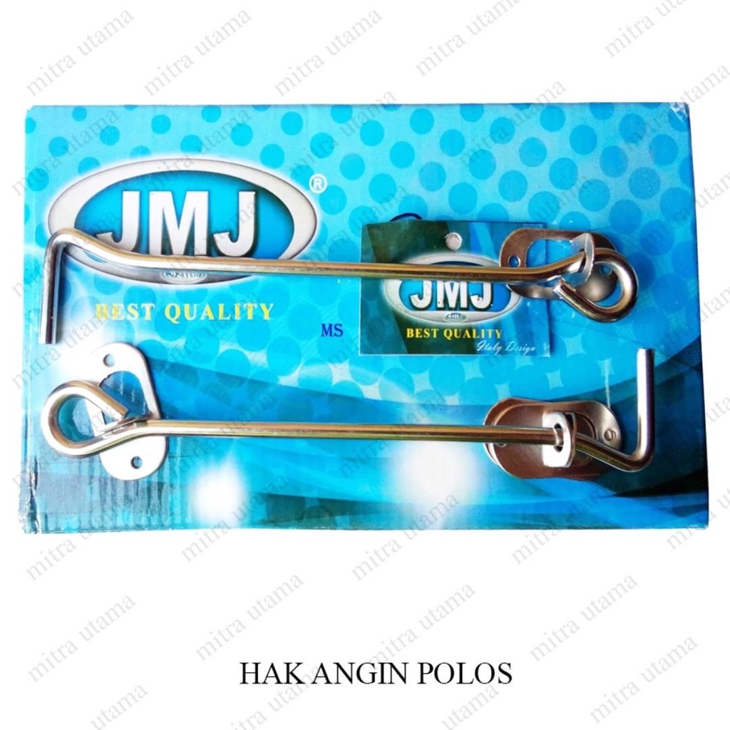 Hak Angin Polos Jumbo Chrome 8" / Penahan Jendela / Pengait Jendela IMJ/JMJ /buah