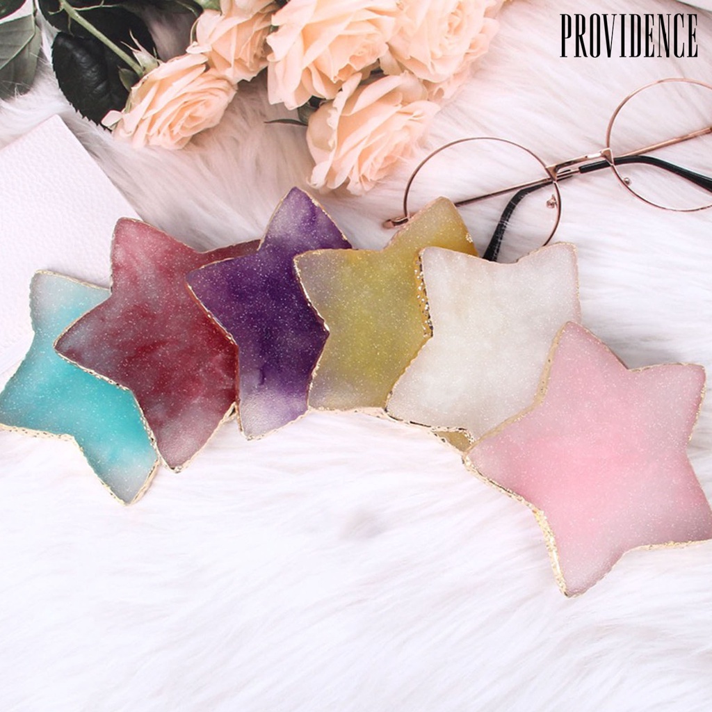 Providence Papan Pajangan Kuku Golden Rim Permukaan Halus Mixing Colour Menebal Gaya Jepang Pentagram Onyx-Pola Manicure Palette Female Supply