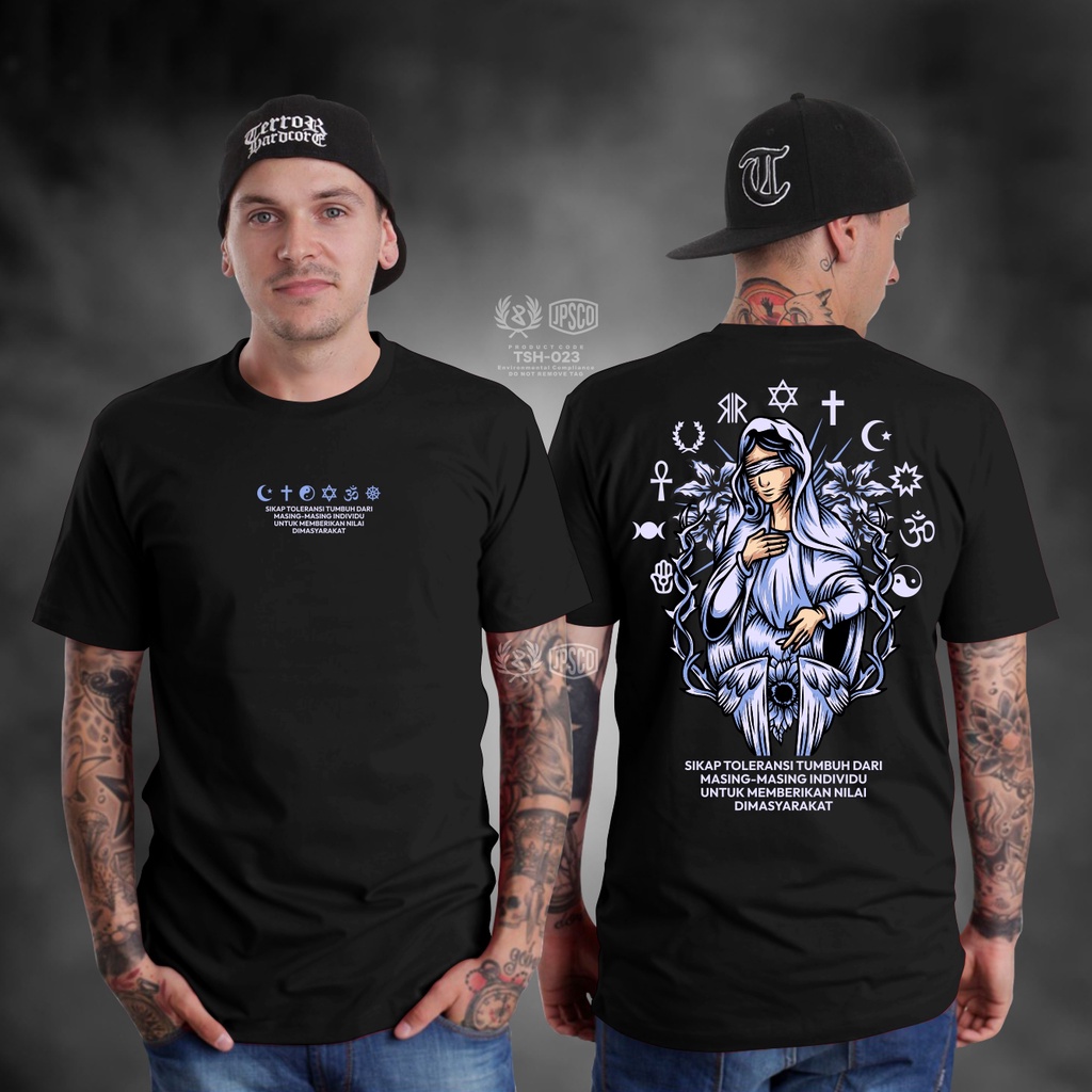 KAOS SATANIC SIKAP TOLERANSI KAOS DISTRO TERBARU