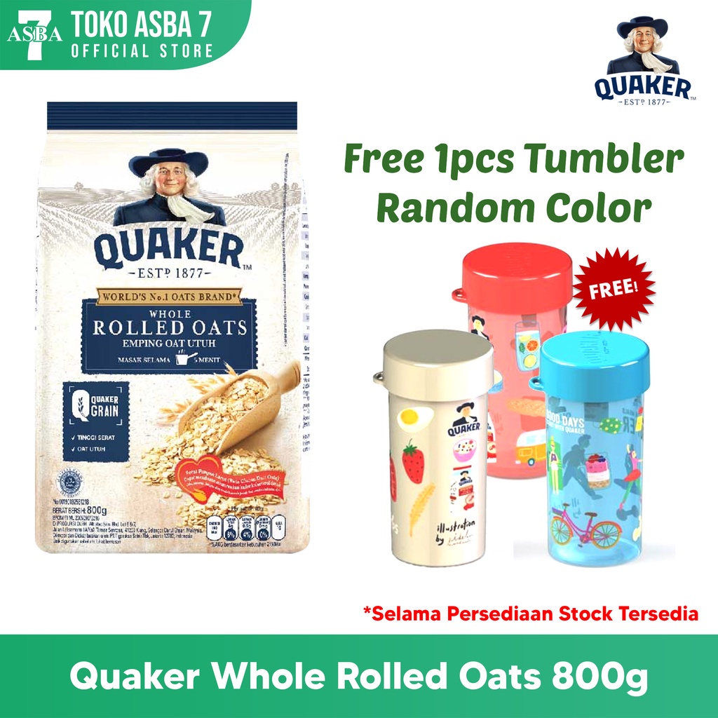 

✨NEW✨ -Quaker Whole Rolled Oats 800g- 1.1.23