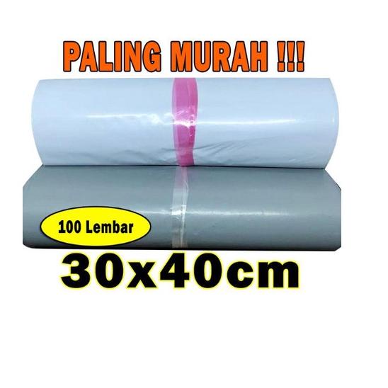 

Ready Terupdate 100lbr 30x40 plastik polymailer / kantong kurir / plastik packing lem / amplop plastik / polymailer