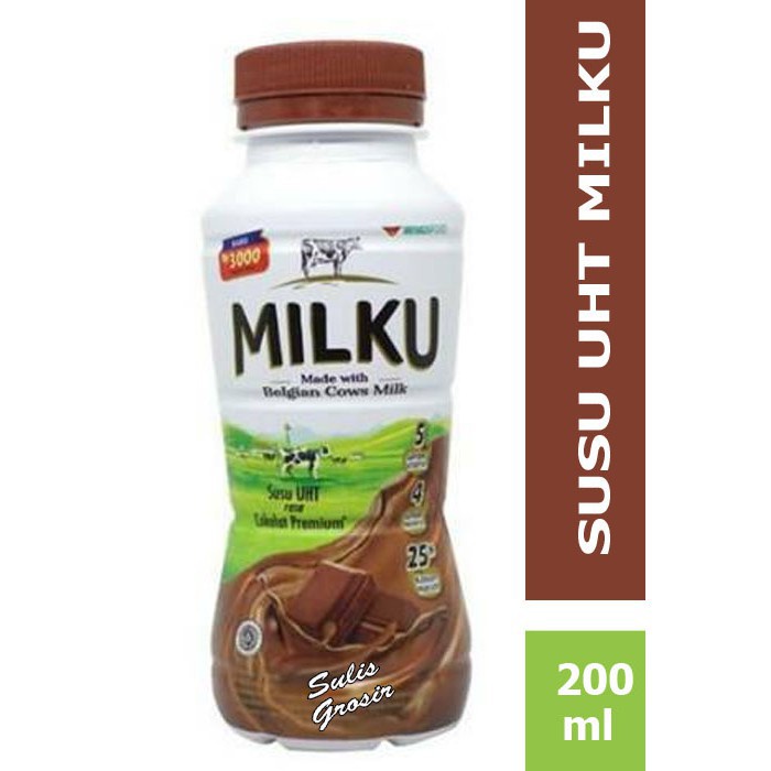 

MILKU Susu Olahan Botol Milku 200ml