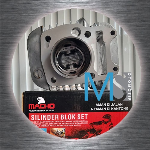 Cylinder / Silinder Block / Blok Seher Assy Honda Supra 125 F1 / Kharisma / Kirana - MS Otomotif