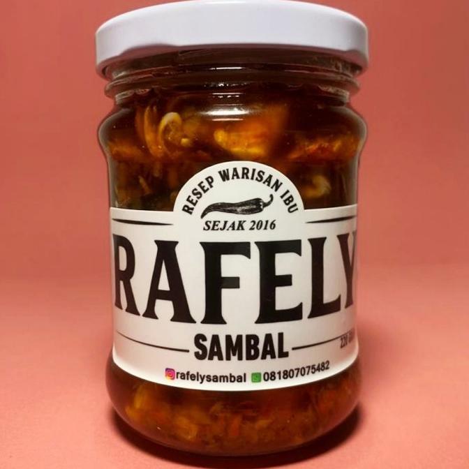 

Sambal Cumi - Rafely Sambal Jakarta - Gurih Pedas - Tanpa Pengawet