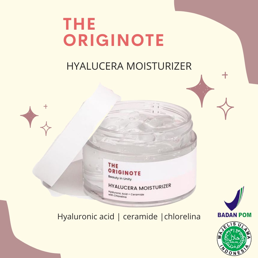 THE ORIGINOTE  Hyalucera Moisturizer Hyaluronic Acid + Ceramide + with Chlorelina 100% ORIGINAL