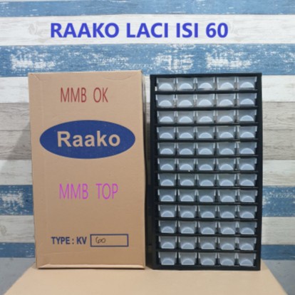 Terlaris Racco / Rak Komponen 60 Laci Export Quality