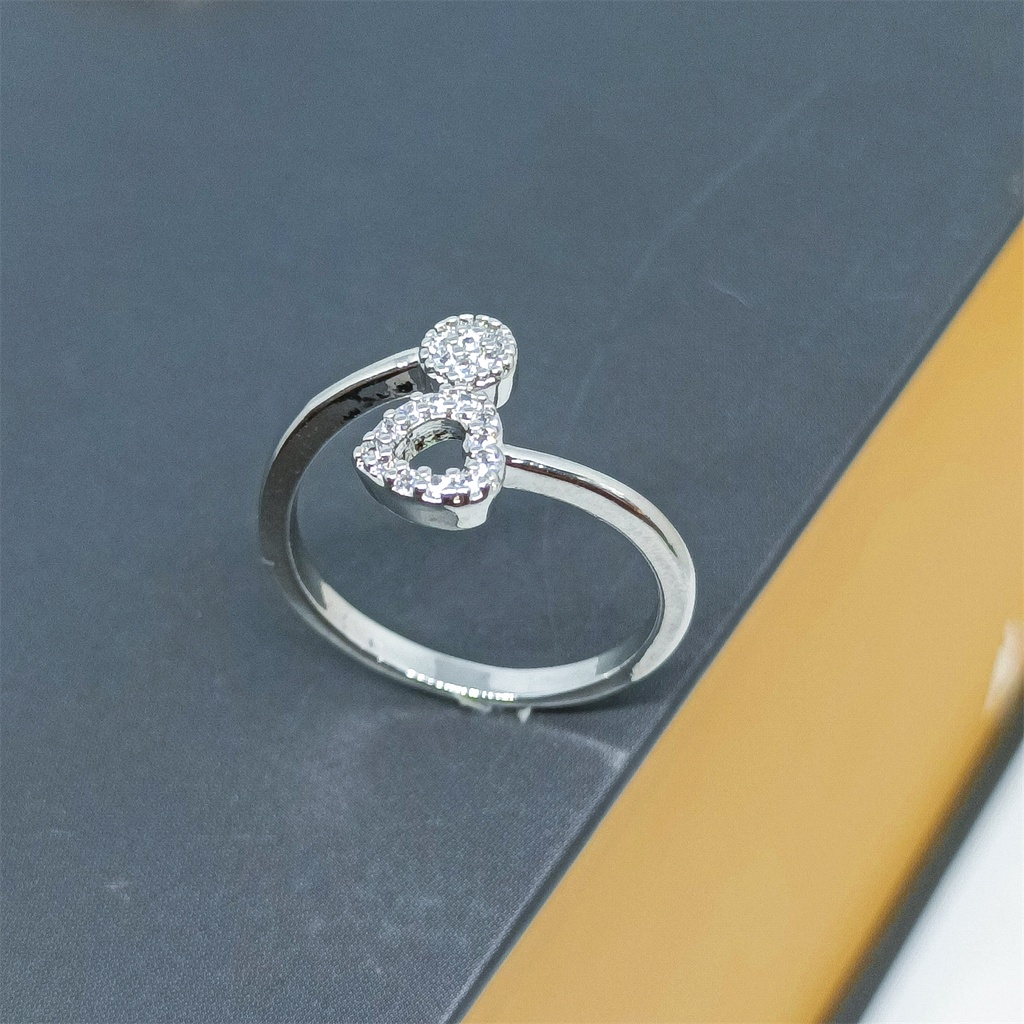 Cincin Titanium Wanita Emas Muda Anti Karat Asli Gold Emas Couple Dewasa Dan Luntur Logam Asesoris Jewelry