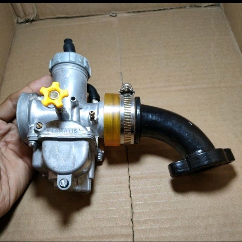 INTEK MANIPUL MANIFOLD MIRING BEBEK PE PWK 24 26 28 SET KARBU PE KEIHIN 24 26 28 SUPRA REVO KHARISMA