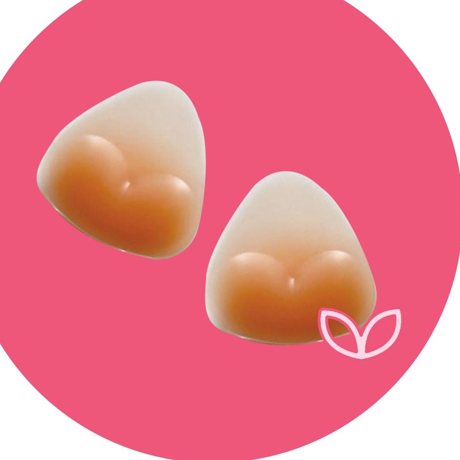 ♠ Pluffyschoice Silicone BB Pads Enhancer Push Up Bra Pads ➹