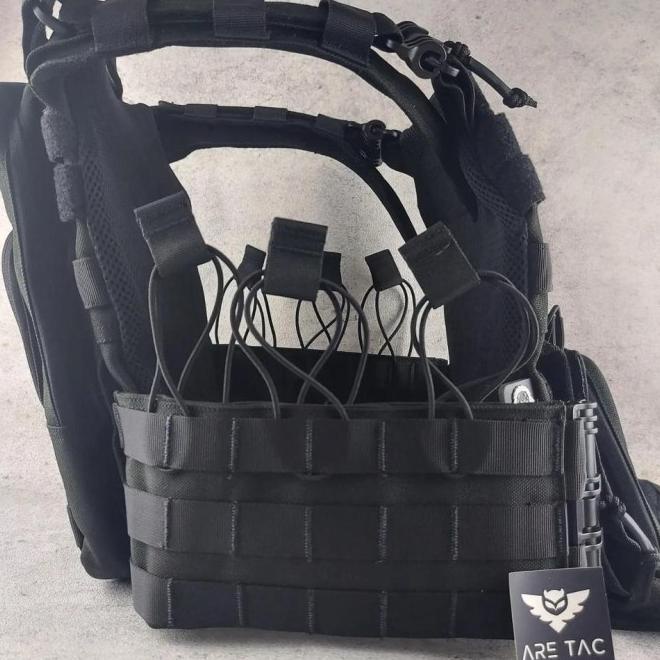 Bodyvest Rompi Tactical Durhaim Black Viper Hitam Original