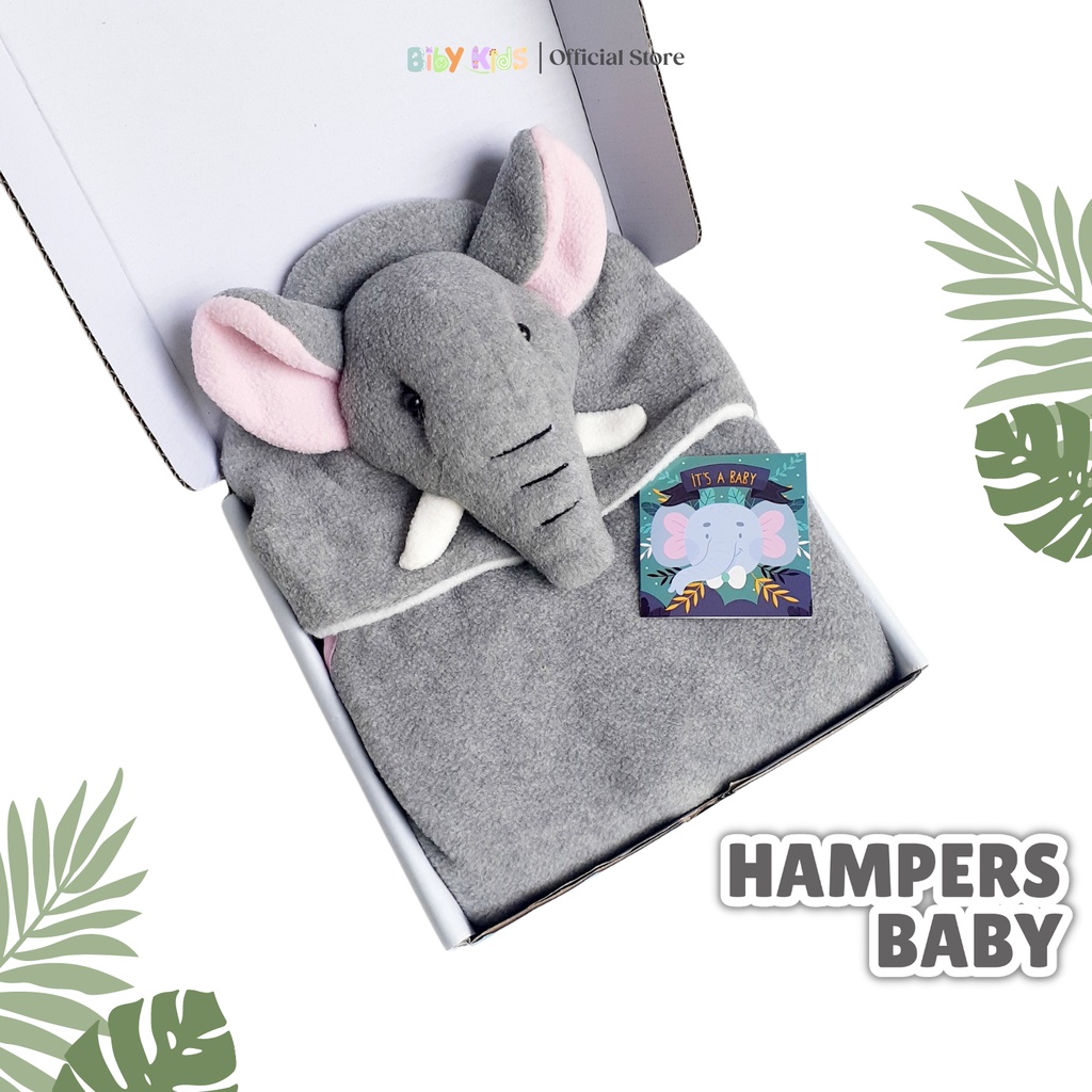 Hampers Bayi Cewek Cowok Baby Gift Box Set Kado Selimut Karakter Bayi Murah Baby Baru Lahir Paket Hadiah Perlengkapan Tidur Bayi