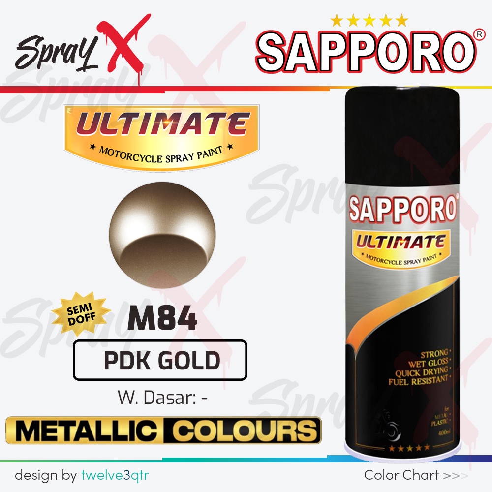 SAPPORO ULTIMATE PDK GOLD M84 400ML / EMAS PDK
