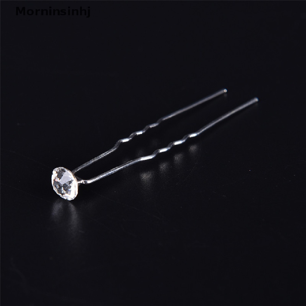 Mornin 20PCS Kristal Bening Berlian Imitasi Diamante Pernikahan Bridal Prom Hair Pin Hairpin id