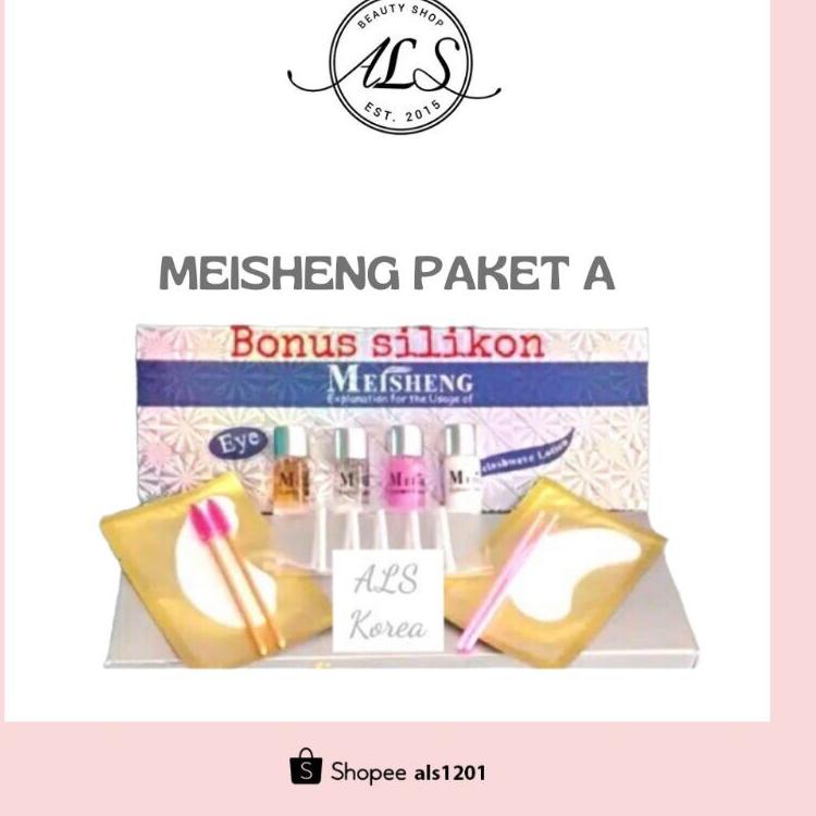✭ PAKET LASH LIFT MEISHENG BEST SELLER / PAKET MEISHENG LASH LIFT ➴