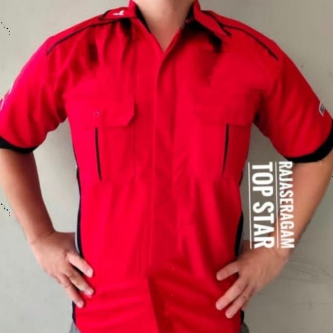 seragam kerja kerja murah baju karyawan pabrik toko kemeja lapangan