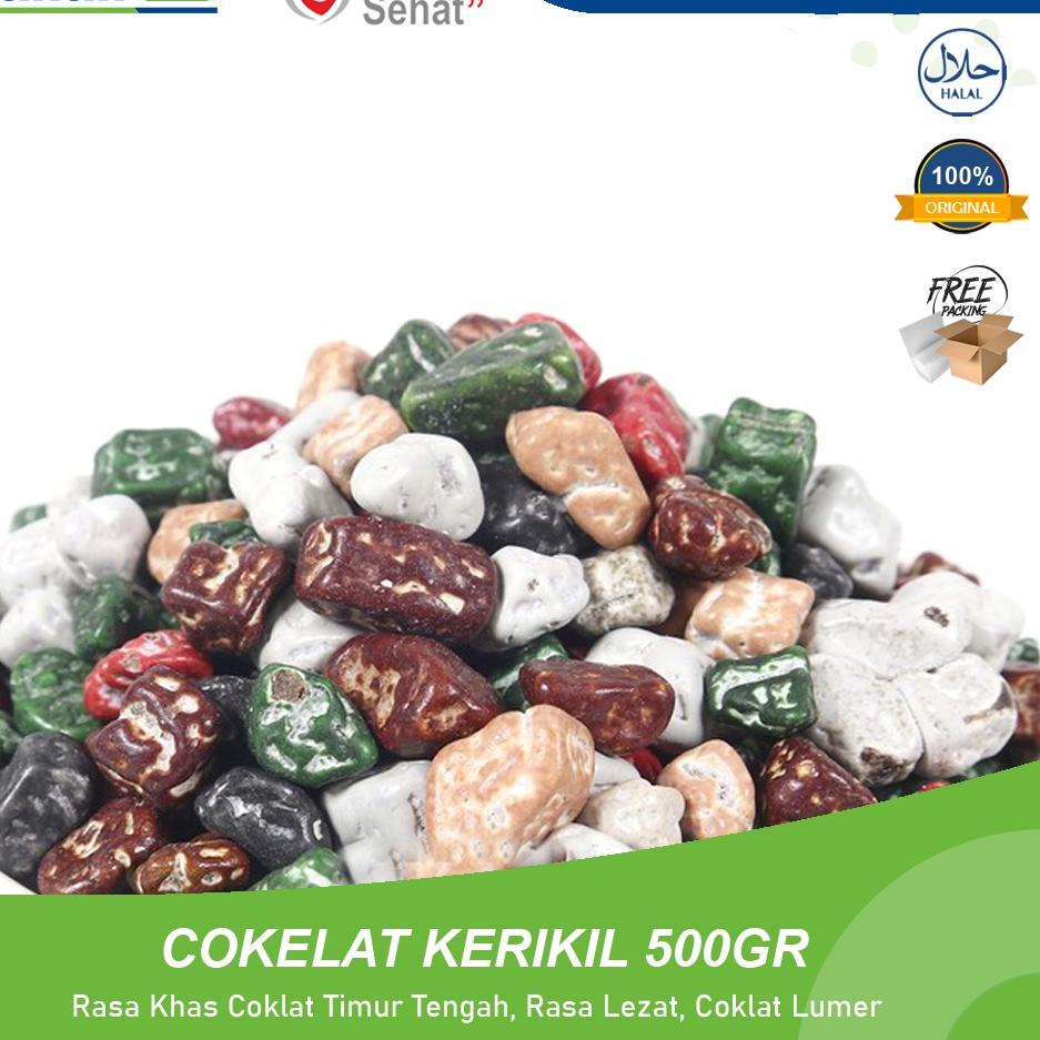 

▲ Cokelat Premium Kerikil 500gr Manis Crunchy Khas Turki Kualitas Cocok Untuk Souvenir & Buka Puasa ✲