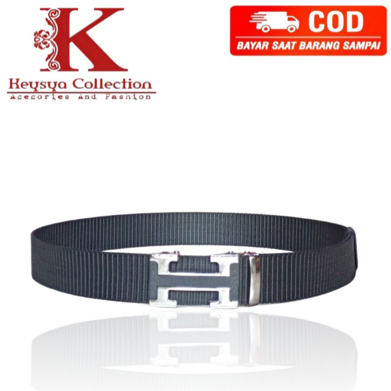 ikat pinggang pria Tactical sabuk pria nylon canvas gesper pria kanvas nylon