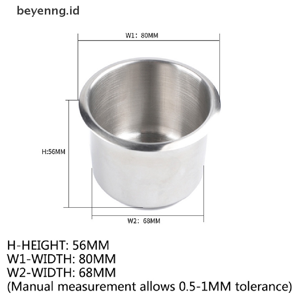 Beyen Car Mounted RV Refitg Aksesoris Refitg Mobil Stainless Steel Water Cup Holder Car Mounted Cup Holder ID