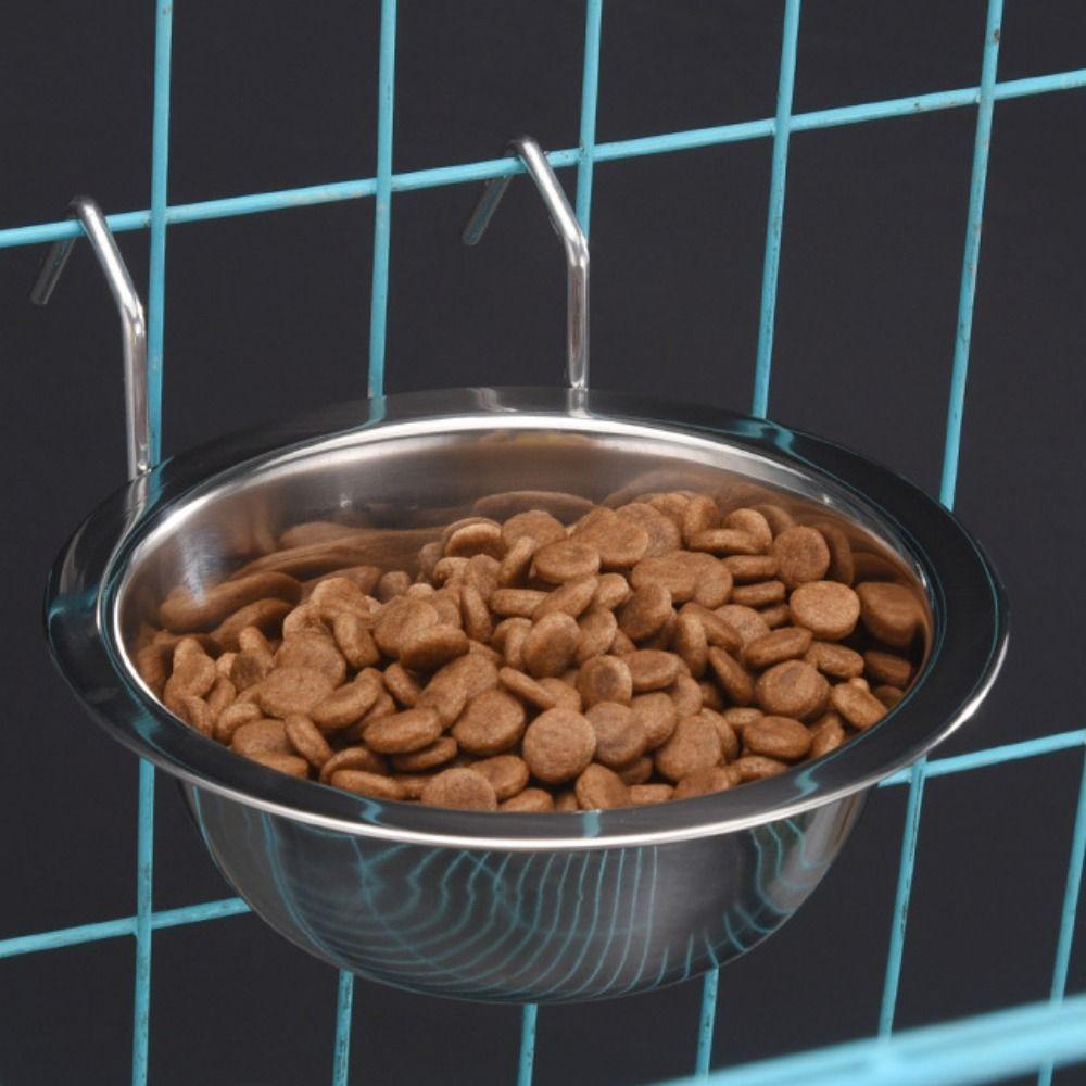 [Elegan] Mangkok Kandang Burung Beo 1PC Heavy Duty Dengan Penjepit Removable Hanging Nuri Food Bowl