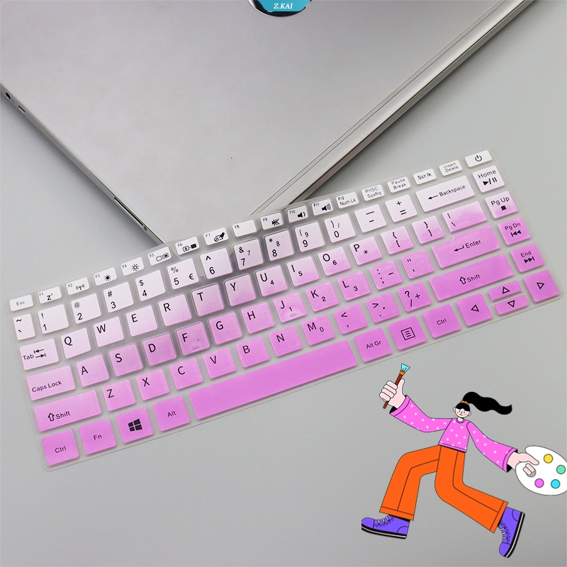 Cover Keyboard Acer Aspire 5a514 Aspire 3a314 Travelmate P214 Swift5 SF515 14inch Keyboar Silicone Pelindung Kulit Cocok Untuk 14inch TPU Clear Film Silicone Protecti [ZK]