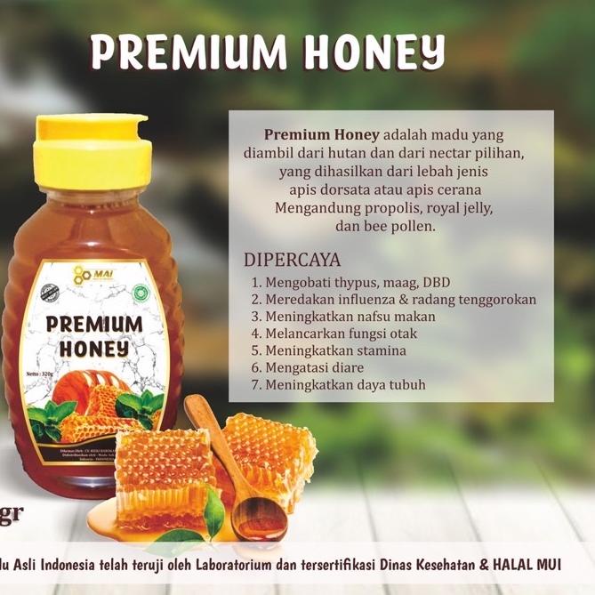 

☊ MAI Premium Honey / Premium - Apis Dorsata - Hutan Asli / Asli Indonesia MAI ♦