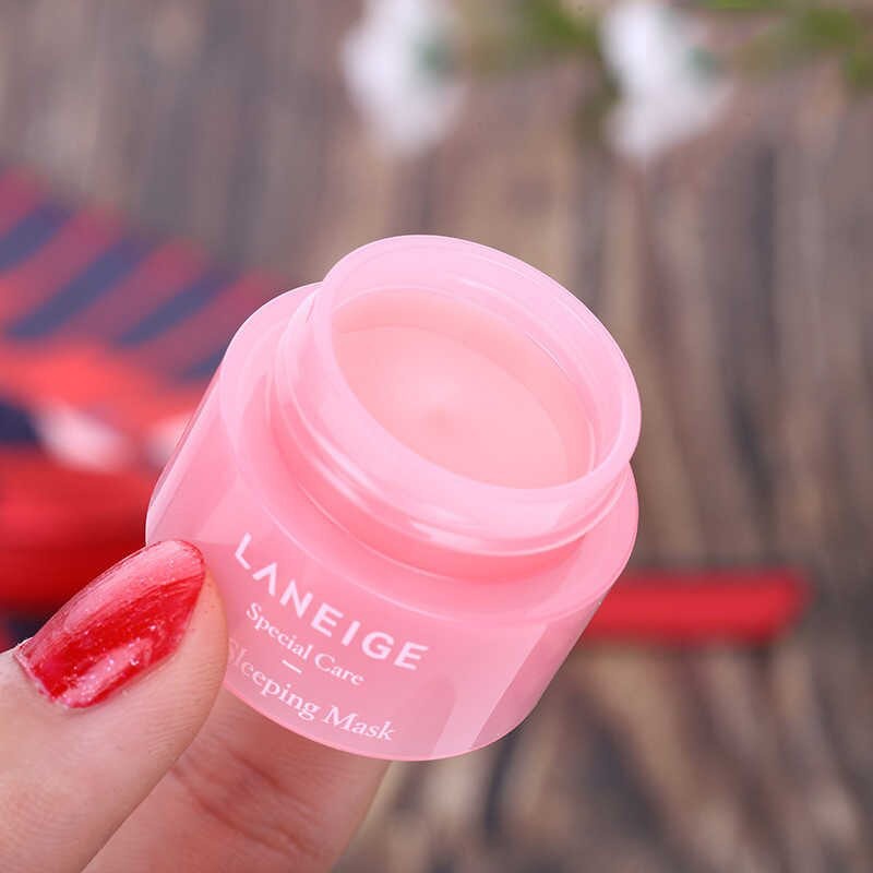 Laneige Lip Sleeping Mask Night Sleep 3g Maintenance Moistened Lip Balm the Pink Korea