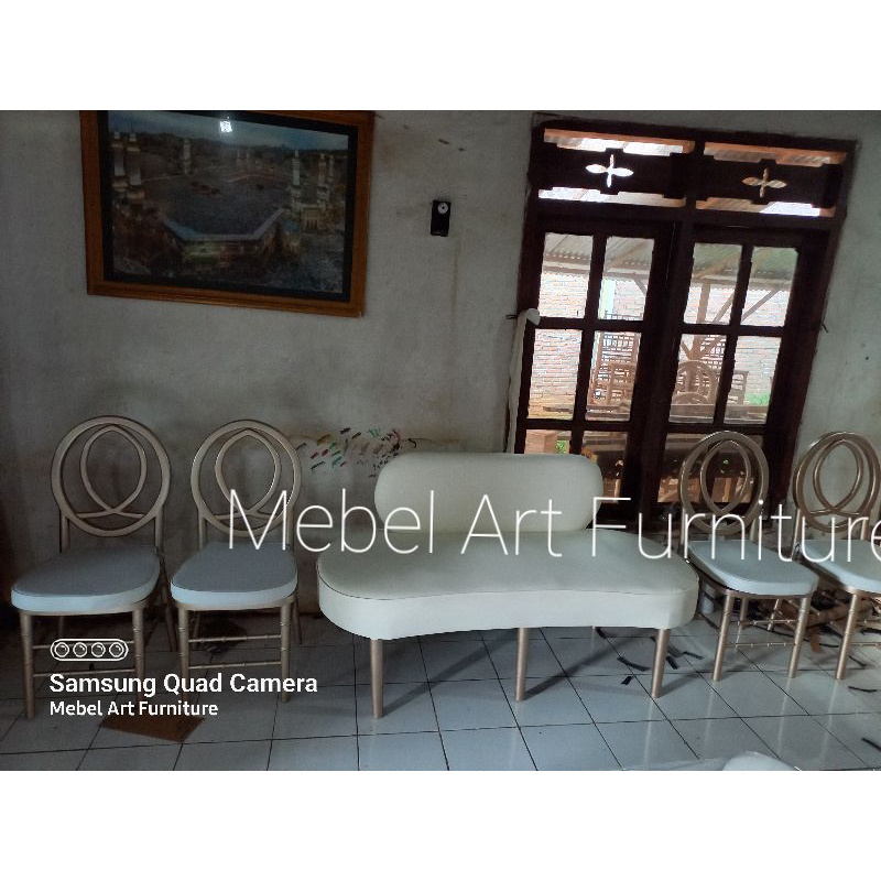 kursi pelaminan terbaru / kursi pelaminan modern / kursi pelaminan