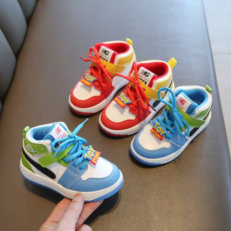 GLORYKIDZ 2023SH21120 Sepatu Anak Laki Laki dan Perempuan Import Sepatu Semi Boots Anak Premium Air Kids Toy Story Import Size 21-32