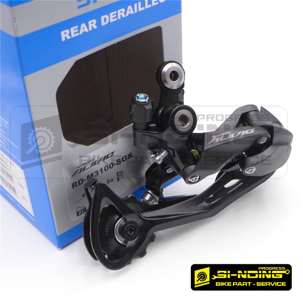 RD Rear Derailleur Shimano Alivio M3100 M4000 7 8 9 Speed SGS Long Cage Sepeda MTB Lipat Federal