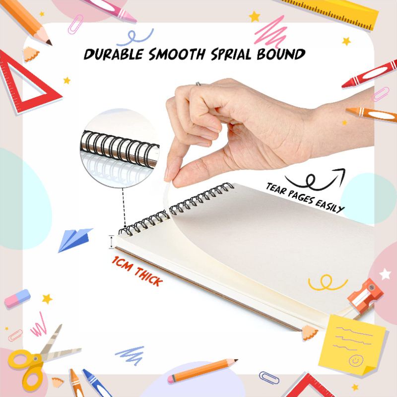 

RB Buku Sketsa Sketchbook Wired A4 Craft Cover Jilid Spiral / Buku Sketsa Sketchbook Wired A4 Craft